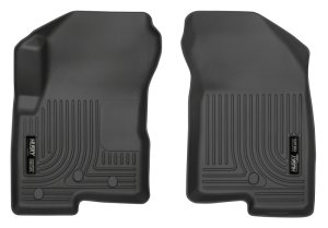 Dodge Caliber Floor Liners - Front - Husky Liners - WeatherBeater - Black - `07-`12